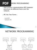 Inter Process Communication (IPC) Between Processes On Different Hosts Over The Network. IPC Has Two Forms