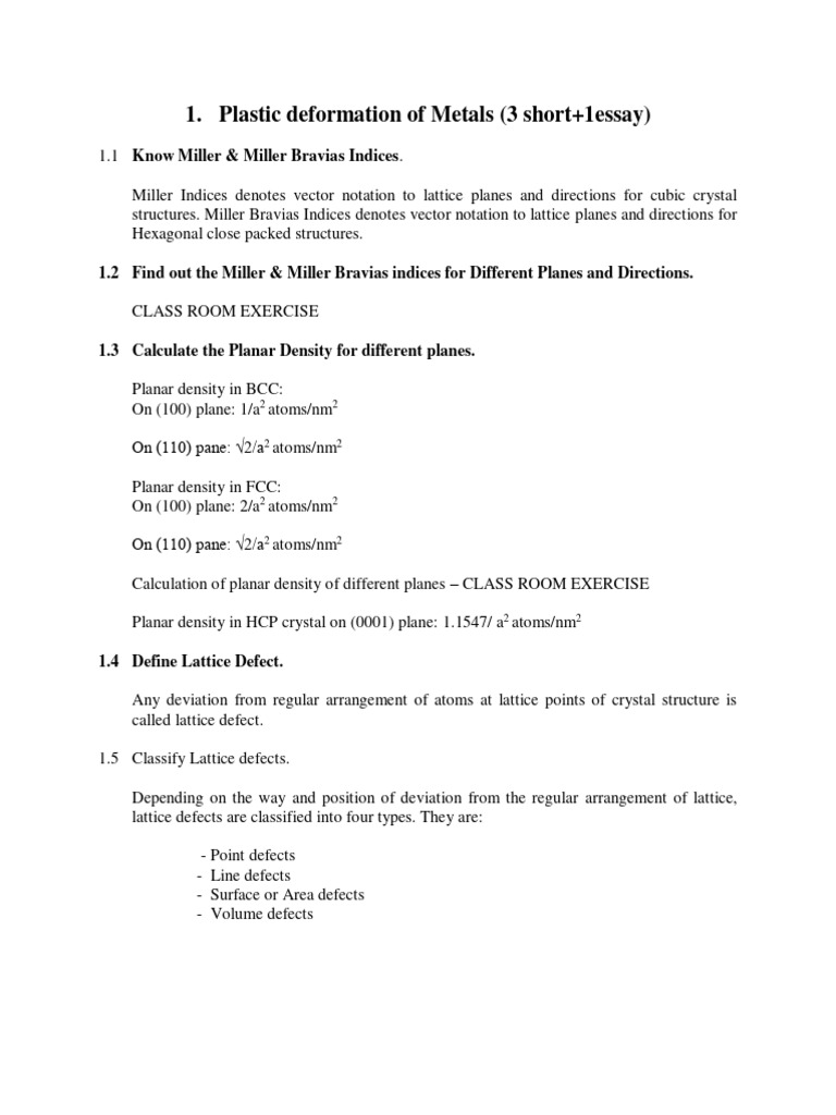 Mechanical Metallurgy Overview | PDF | Dislocation | Extrusion