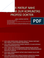 Amar Ma'ruf Nahi Mungkar DLM Komunitas Profesi Dokter