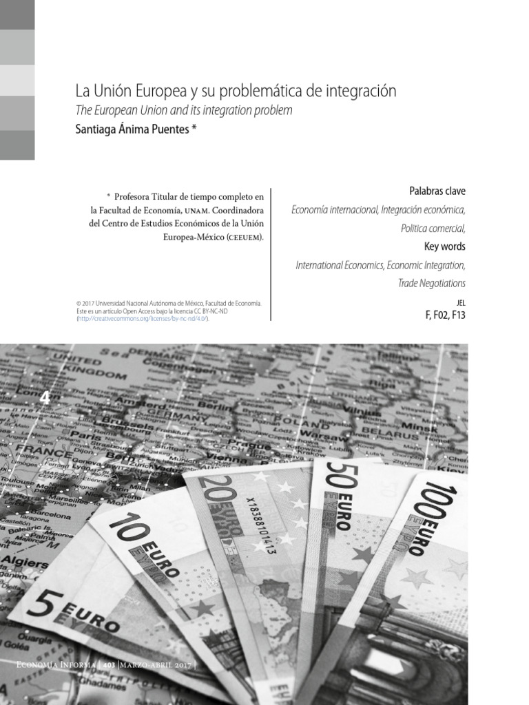 La Unión Europea y Su Problemática de Integración: The European Union ...