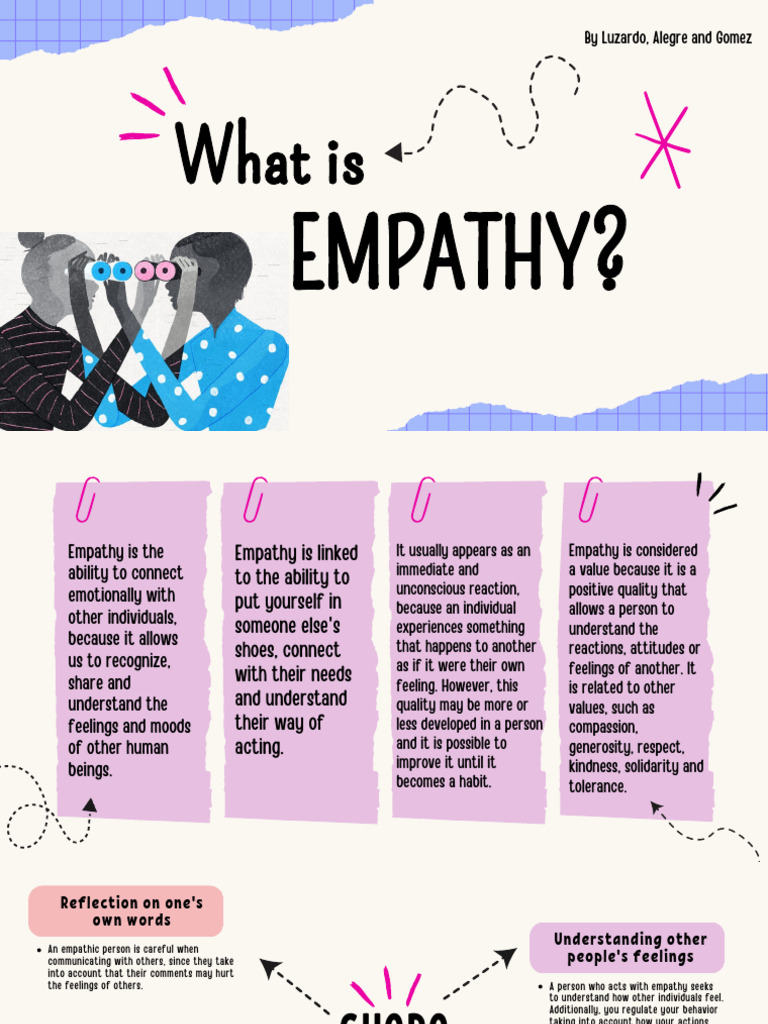 Understanding Empathy: Key Concepts | PDF | Empathy | Emotions