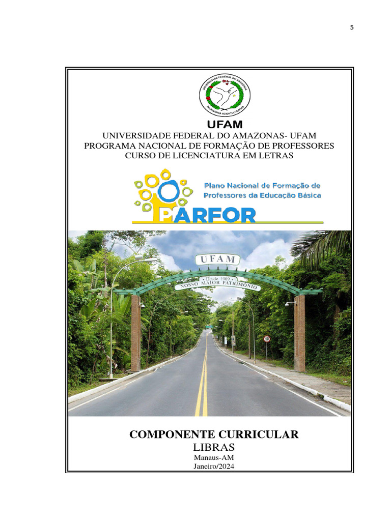 Apostila libras b ufam parfor pdf linguagem de sinais surdez
