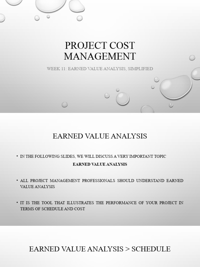 Simplified Earned Value Analysis Guide | PDF | Business