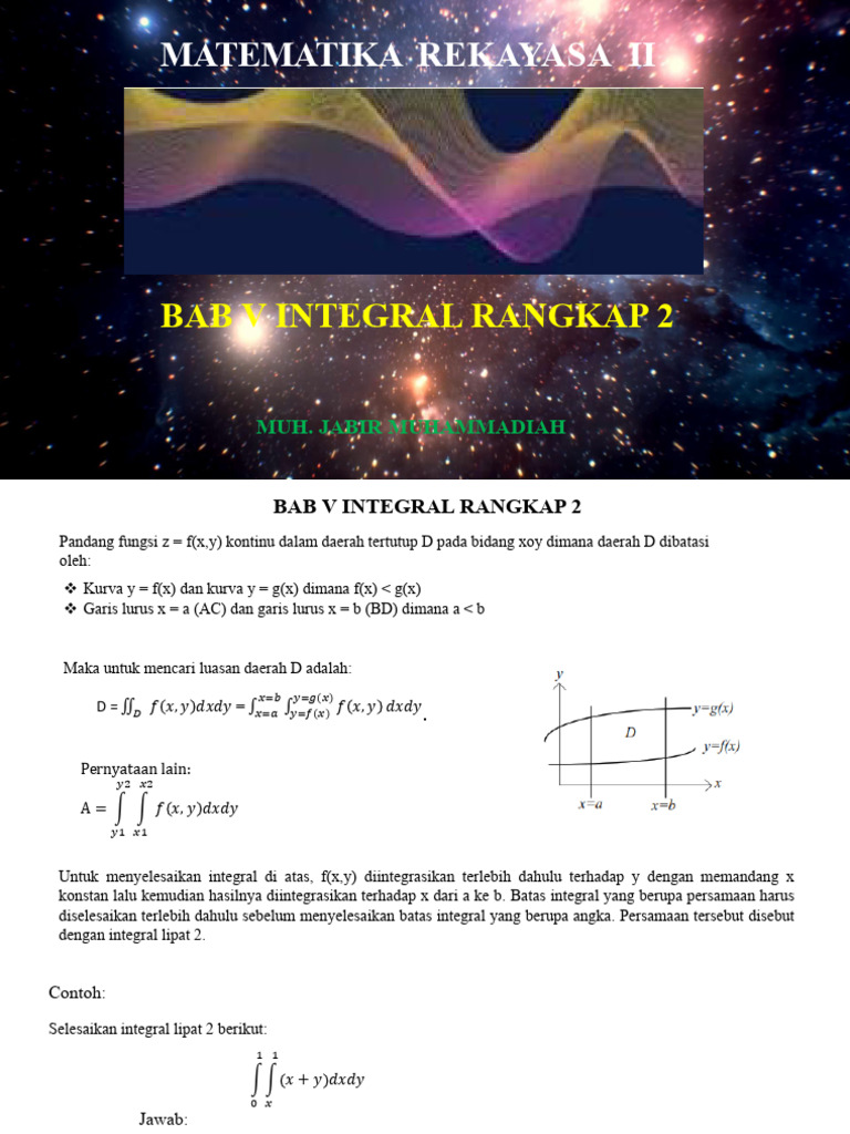 Integral Rangkap 2 dalam Matematika | PDF