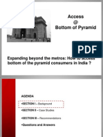 Expanding Beyond The Metros: How To Access Bottom of The Pyramid Consumers in India ?