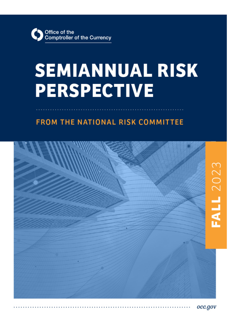 Pub Semiannual Risk Perspective Fall 2023 | PDF | Inflation | Banks