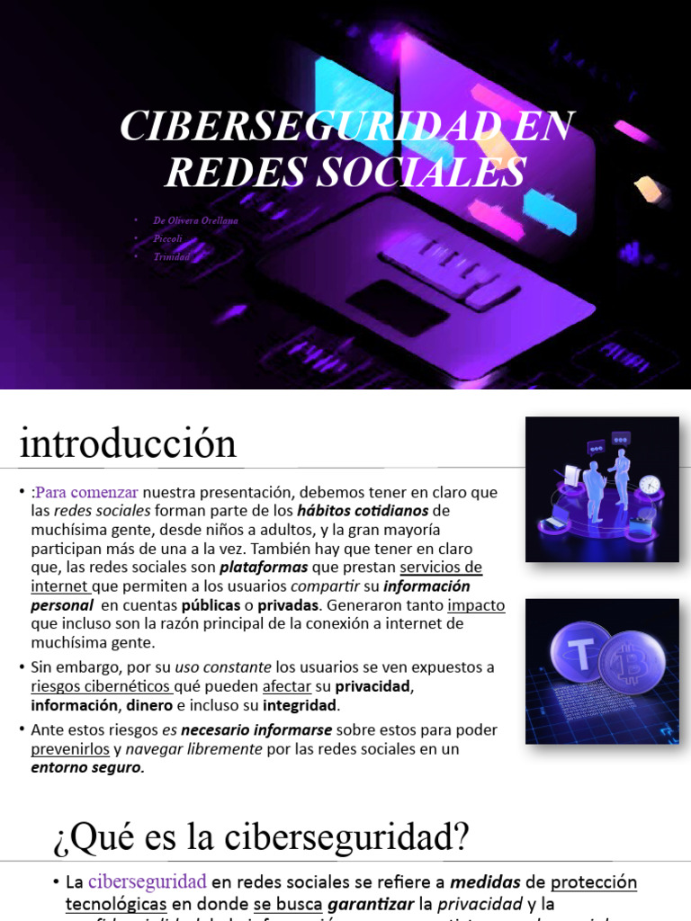 Ciberseguridad en Redes Sociales | PDF | Seguridad | La seguridad ...