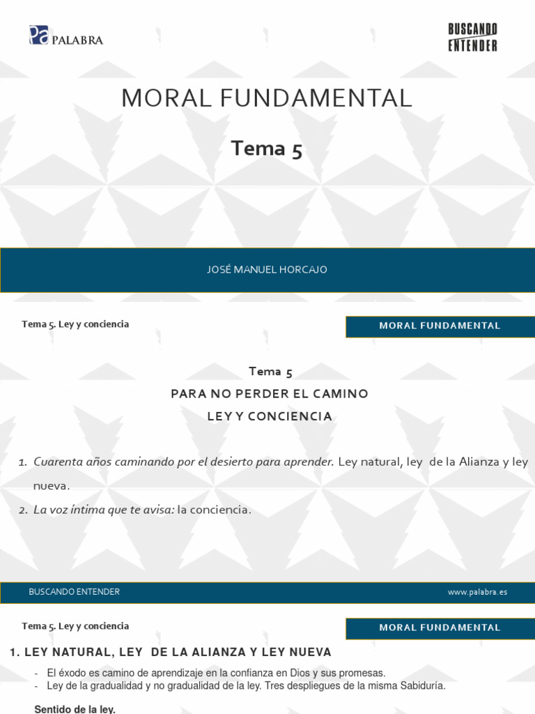 Ley y Conciencia en la Moralidad | PDF | Moralidad | Amor