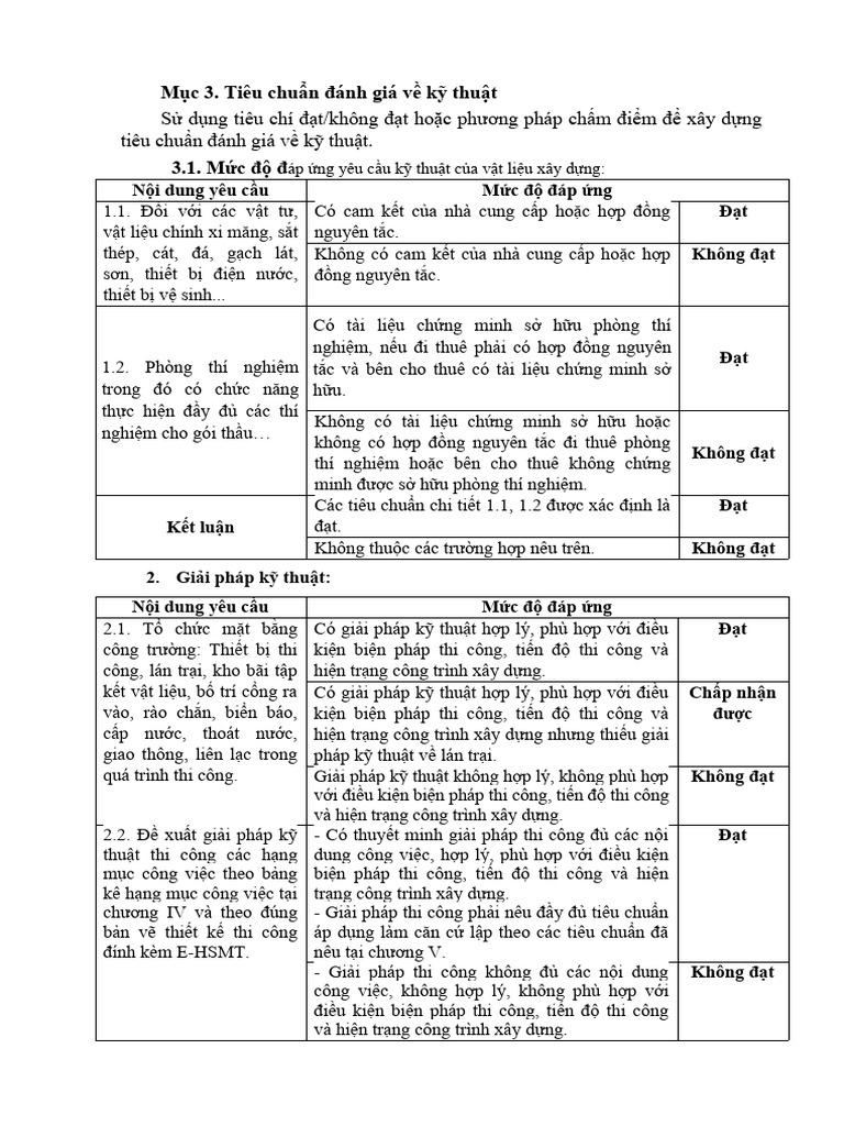Muc 3 - Chuong III - Tieu Chuan Danh Gia | PDF