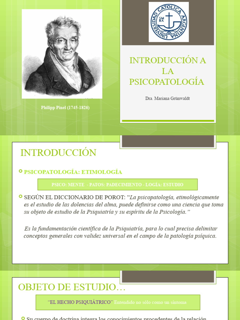 Introducción A La Psicopatología | PDF | Manual Diagnóstico y ...
