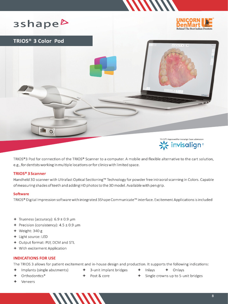 3shape Trios 3 Color Pod | PDF