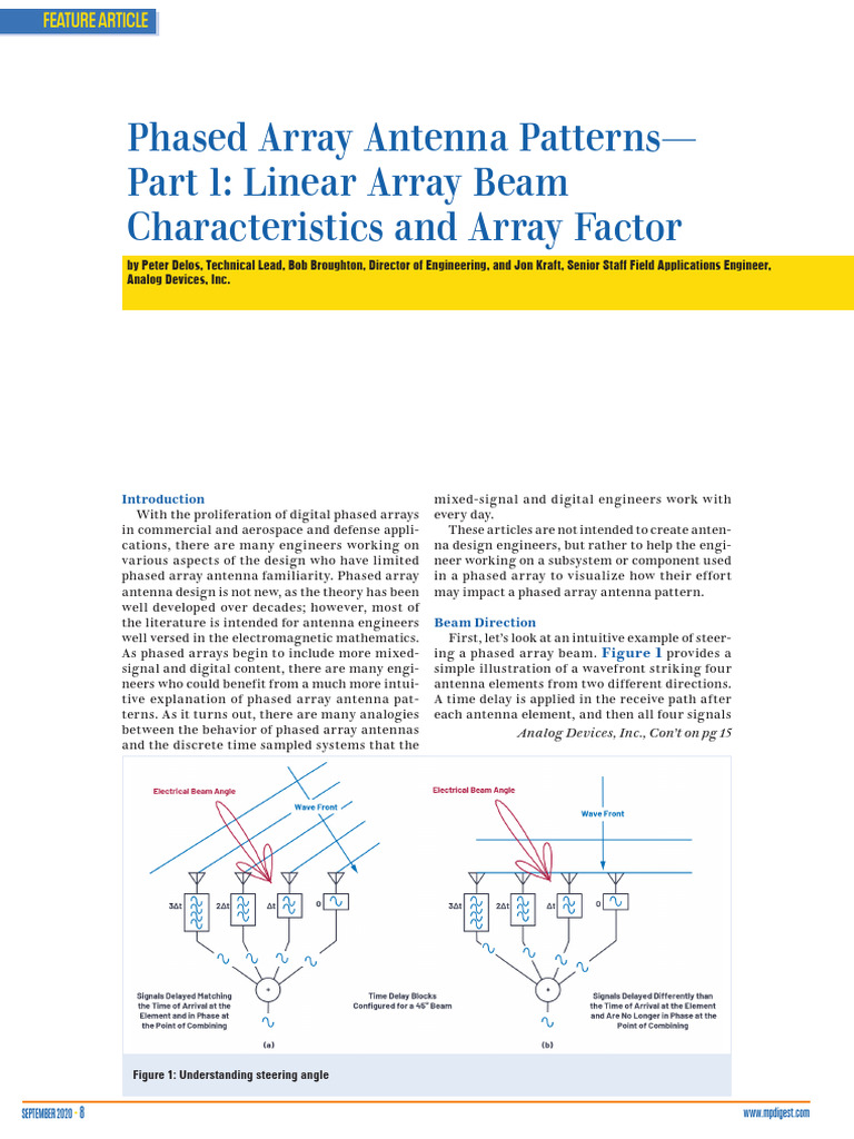 Phased Array Antenna Basics | PDF | Antenna (Radio) | Radiation
