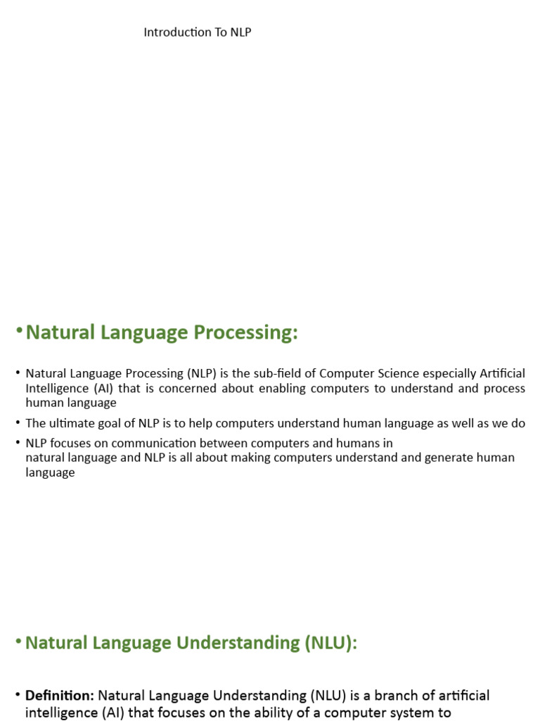 NLP Self | PDF | Parsing | Syntax