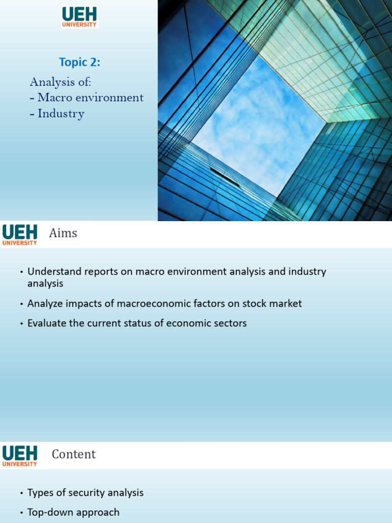 Topic 2 - Basic Analysis 1 | PDF | Macroeconomics | Economies