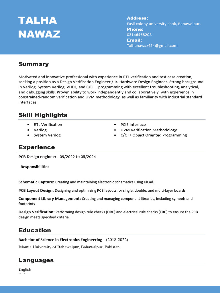 Hardware Engineer | PDF | Computers
