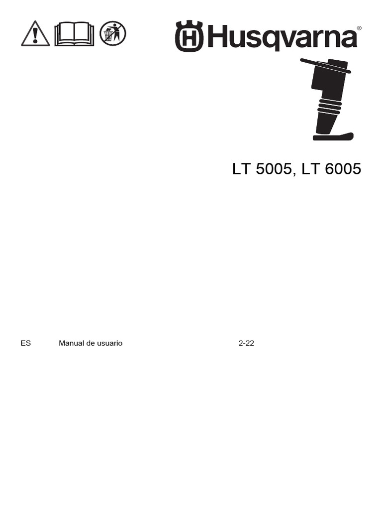 Manual de Husqvarna LT6005 | PDF