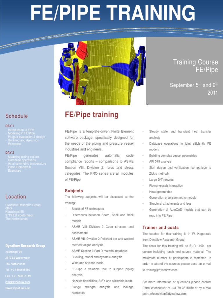 FE/Pipe Training Course Overview | PDF