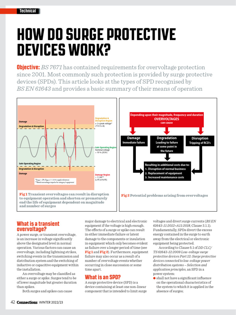 Understanding Surge Protective Devices | PDF | Diode | Electronics