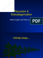 Rec Curs Ion and Sub Categorization