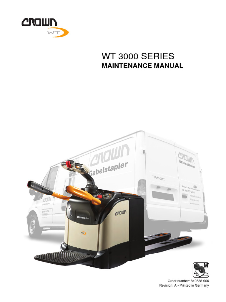 WT 3000 Series Maintenance Manual | PDF | Transport | Motor Vehicle