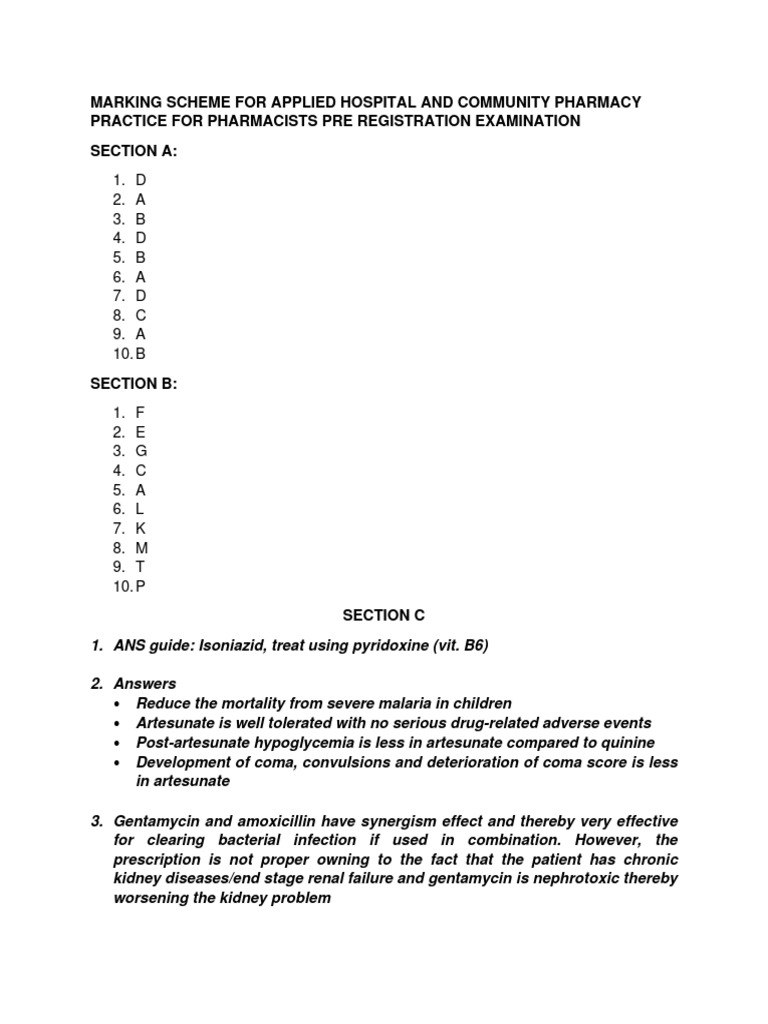 Clinical 2019 Marking SCHM | PDF | Medical Error | Tuberculosis