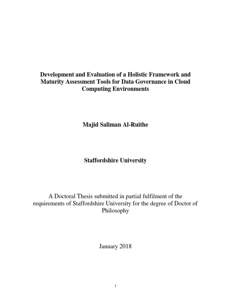 Development of A Holistic Model For The Management of An Enterprise's ...