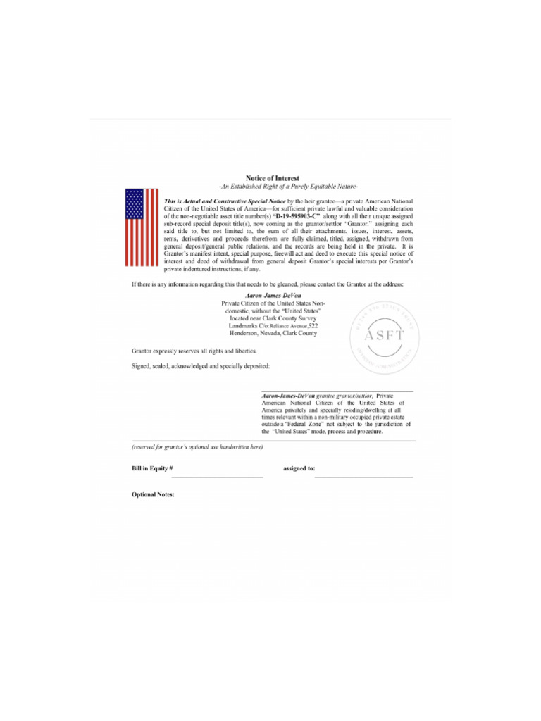 Notice of Interest | PDF