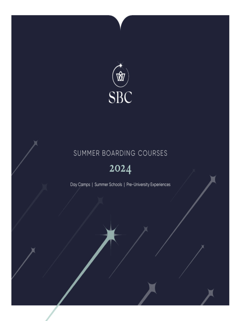SBC Brochure 2024 LR | PDF | University | University Of Oxford
