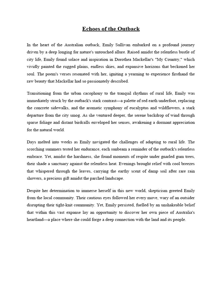 Year 11 English FA3 Short Story | PDF | Paintings | Earth Sciences