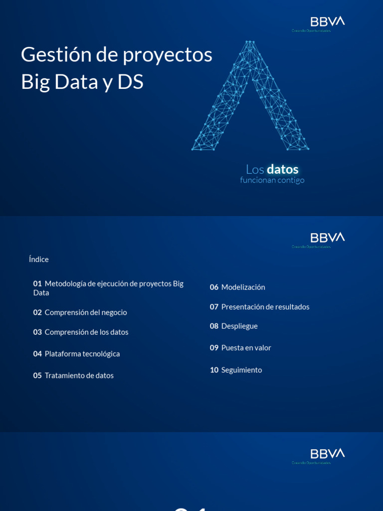 Gestión de Proyectos Big Data | PDF | Big Data | Evaluación