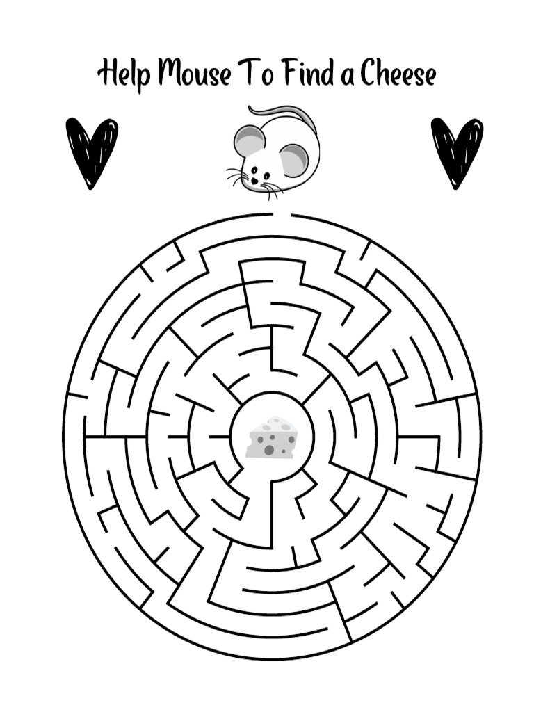 12 Mazes Worksheet Activity Sheets PDF