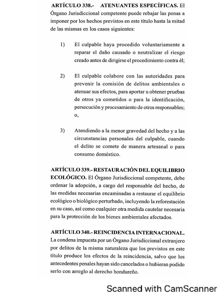 Atenuantes Específicas | PDF