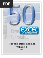 Excel On Steroids Tips and Tricks Vol1