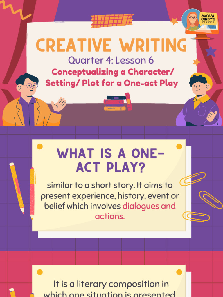 Creative Writing Conceptualization of A One-Act Play | PDF | Play ...