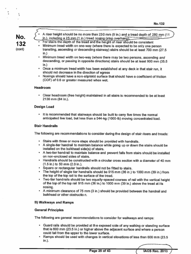 Tread Depth Rule | PDF