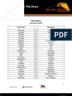 WSDC 2012 - Draw Round by Round