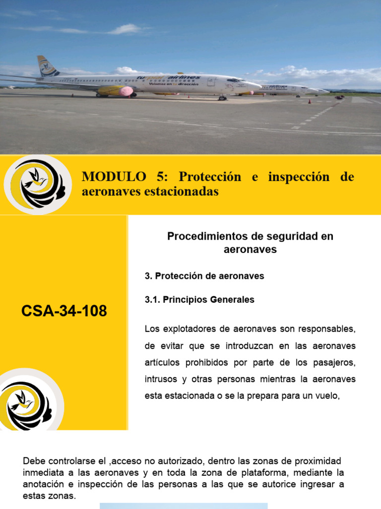 Modulo 05 Avsec Descargar gratis PDF Aeropuerto Aeroespacial