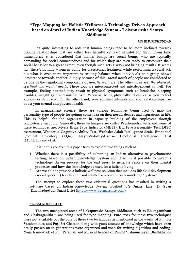 Envisioning New BHARAT - PAPER - 8-9 June | PDF | Personality Type