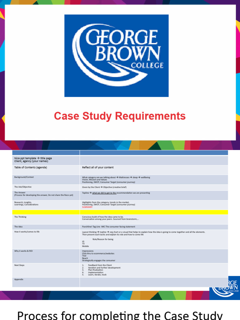 Case Study Presentation Guidelines - Princ II | PDF | Brand | Marketing ...