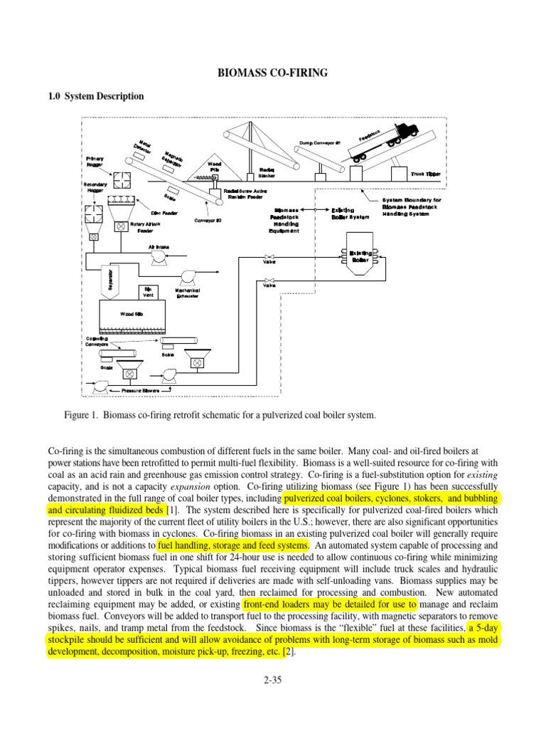 Biomass Co-Firing in Coal Boilers | PDF | Coal | Fossil Fuel Power Station