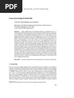Download Laser Processing of Materials MANNA by furatnajjar SN75318900 doc pdf