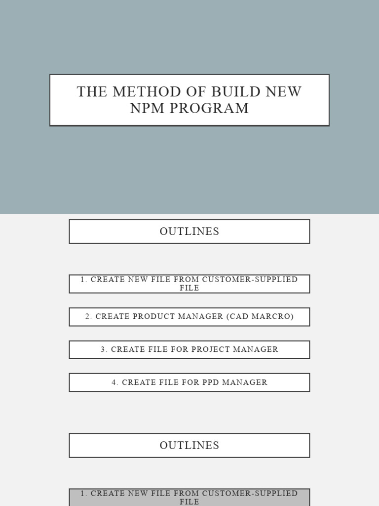 NPM Program for CAD Macro Creation | PDF | Comma Separated Values ...