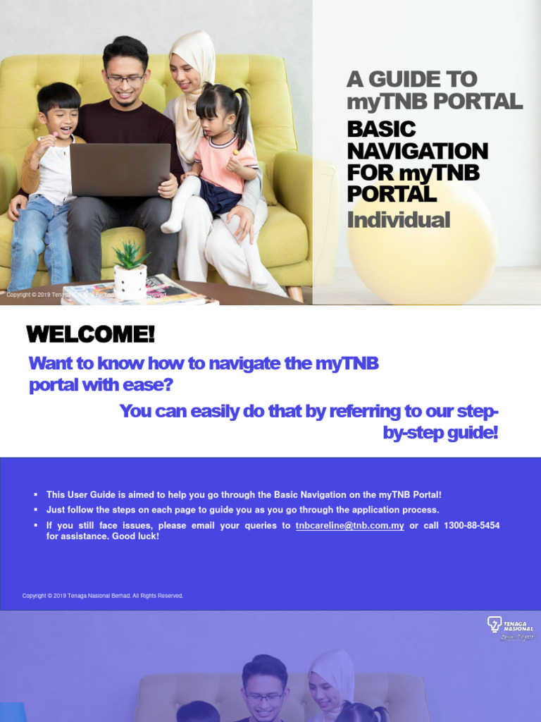 Basic Navigation For myTNB Portal | PDF | All Rights Reserved | Computing