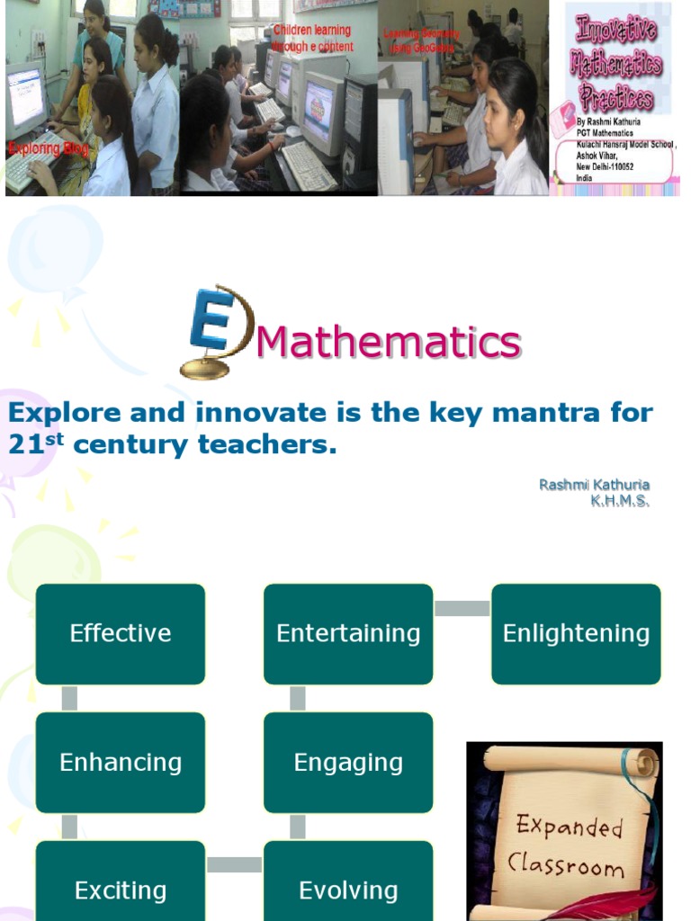 Innovative Math Teaching Strategies | PDF | Collaboration | Internet