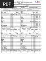 SF10 Elementary School Record | PDF | Cognition | Behavior Modification