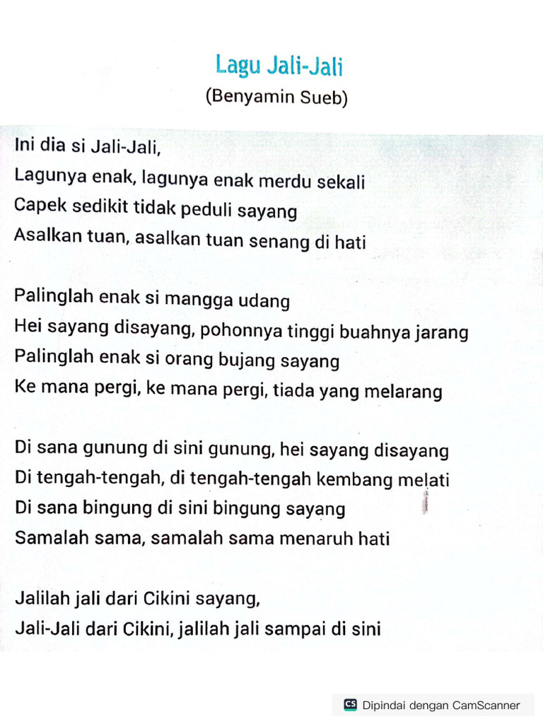 lenggang jali-jali | PDF