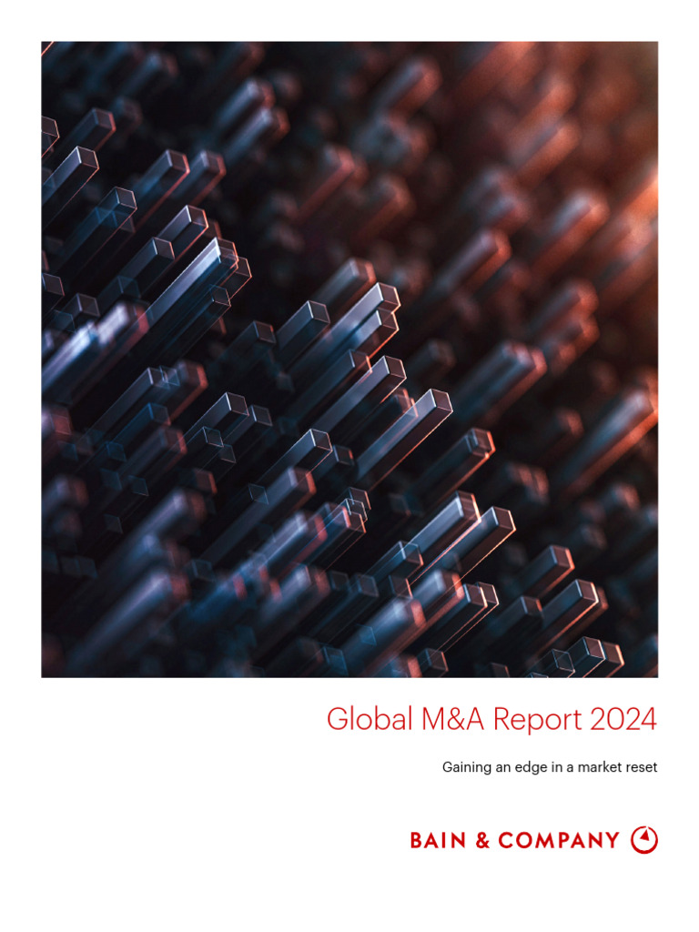Bain Report Global M and A Report 2024 | PDF | Mergers And Acquisitions ...