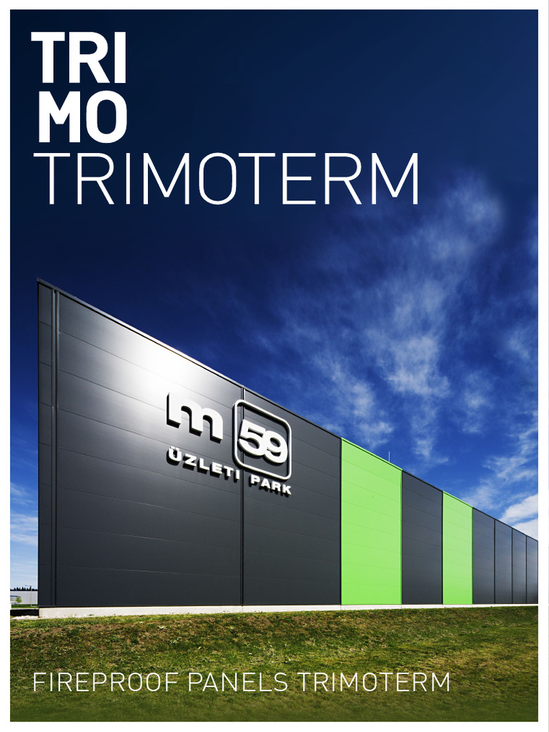 Trimoterm Fireproof Panels Brochure | PDF | Building Insulation | Wall