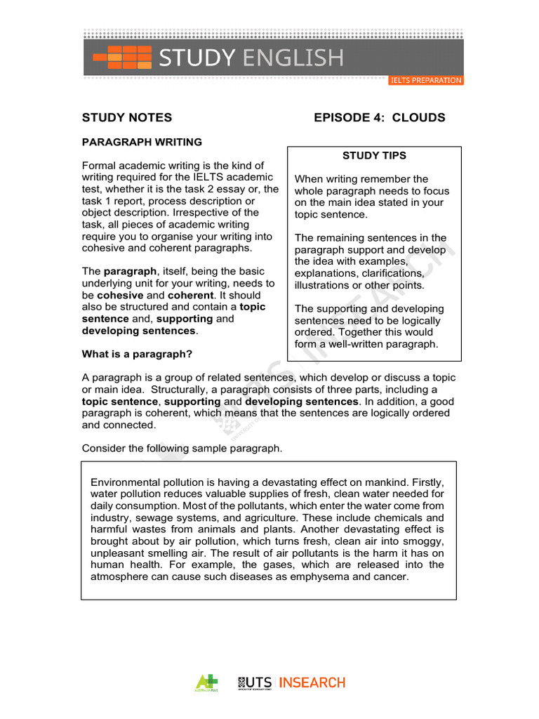 Paragraph Notes | PDF | Water Pollution | Pollution