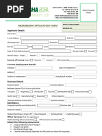 TISA Membership Application Form | PDF | Identity Document